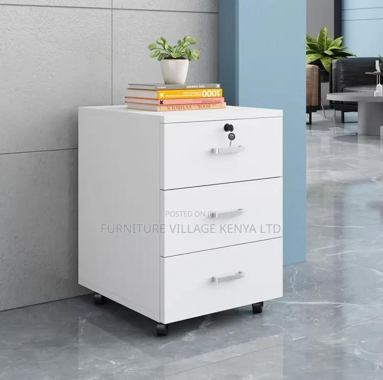 3-Drawer Lockable Pedestal Cabinet