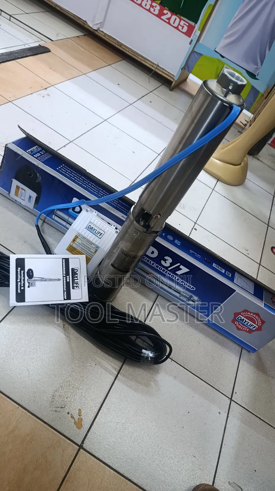 Dayliff Electric Dsd3/7 Submersible/DSD 3/7with Control Box Water Pump