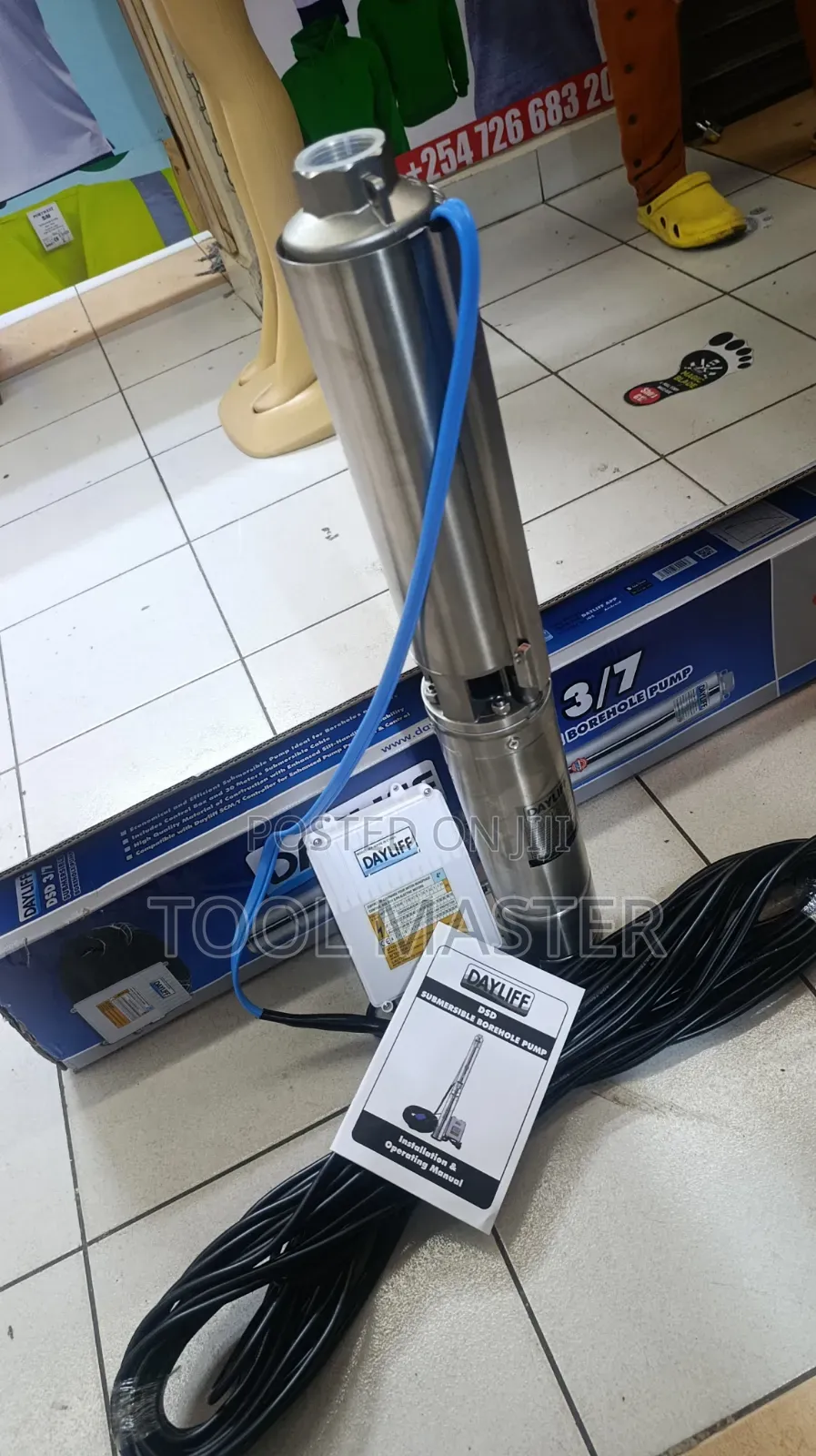 Dayliff Electric Dsd3/7 Submersible/DSD 3/7with Control Box Water Pump
