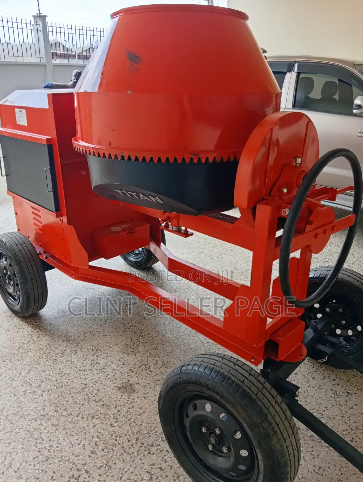 500l Titan Building Site Concrete Mixer