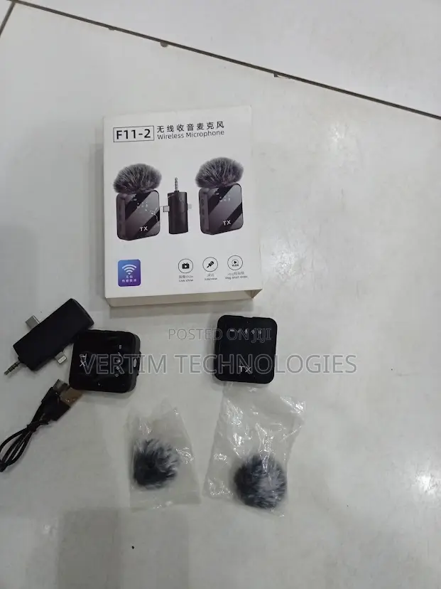 F11 Portable Wireless Lavalier Mic for Android iPhone