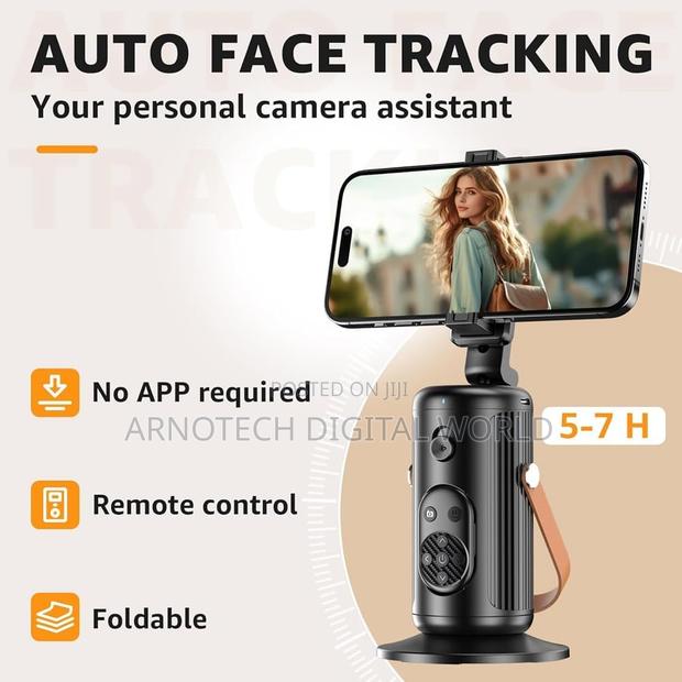 Q04360° Auto Face Tracking Selfie Stick Tripod – Smart Ai Tracking - thumbnail 4