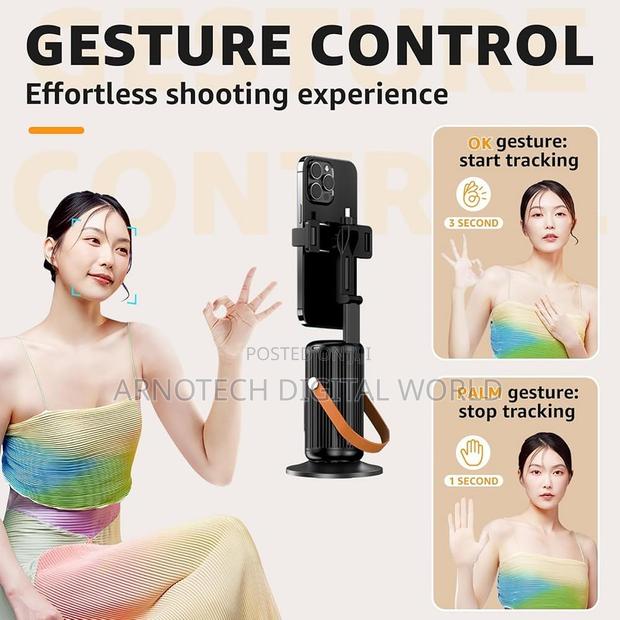 Q04360° Auto Face Tracking Selfie Stick Tripod – Smart Ai Tracking - thumbnail 6