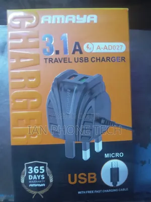 Amaya 3.1 Travel Usb Charger