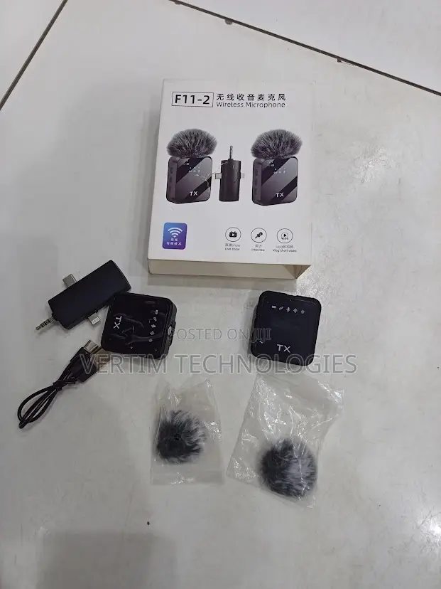 F11 Smart Wireless Mic With Real-Time Audio Transmission