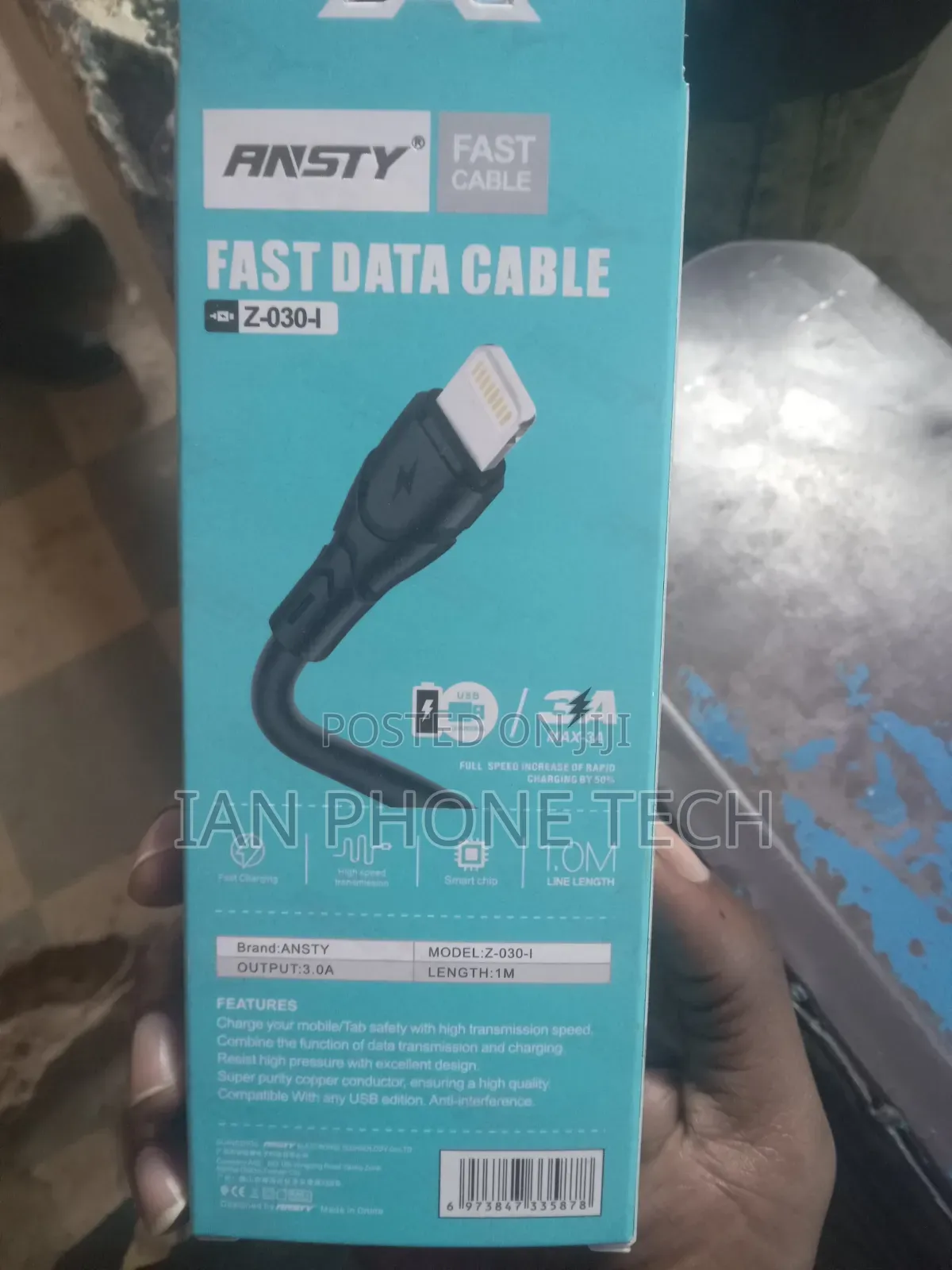 Finsty iPhone Cable