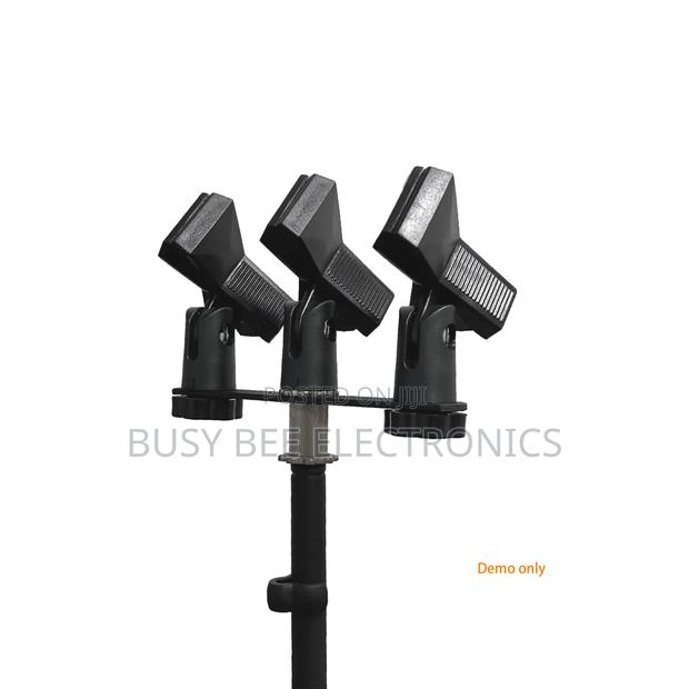 Microphone Mic Mounting Bracket Extension Bar 5.5cm Spacing - thumbnail 2