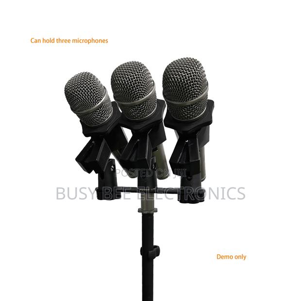 Microphone Mic Mounting Bracket Extension Bar 5.5cm Spacing - thumbnail 4
