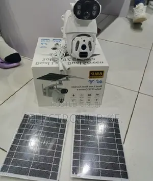 6mp 4g Sim Card Solar Camera Dual-Lens PTZ Camera With Ubox App