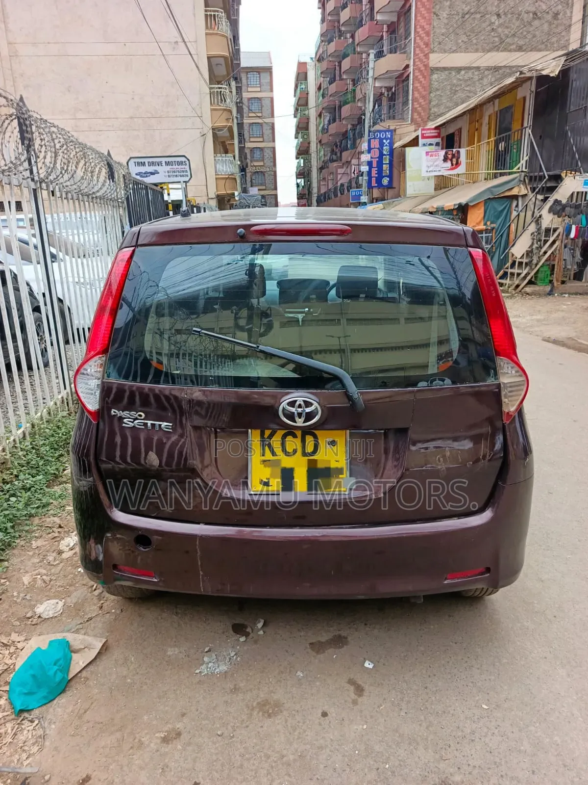 Toyota Passo Sette 2008 Maroon