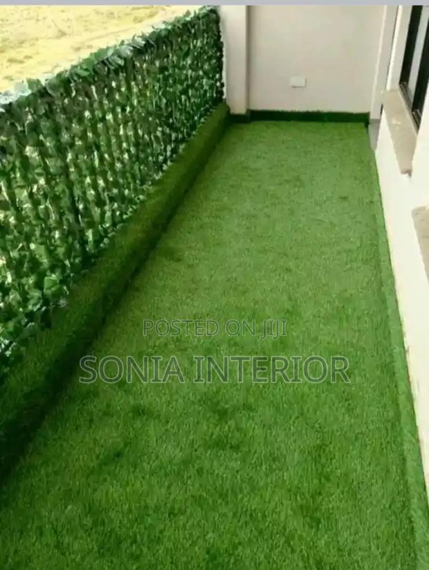 Artificial Grass Carpets and Balcony Fence - main view