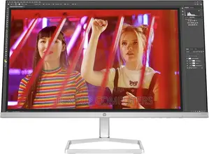 "Hp 524sw Series 5 23.8 inches FHD Monitor, White Color, Connectivity