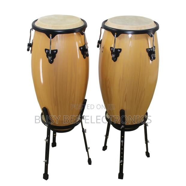 Wooden Conga Drum Set Professional Musical Instrument Conga Drum Sets - thumbnail 2