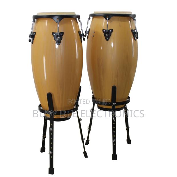 Wooden Conga Drum Set Professional Musical Instrument Conga Drum Sets - thumbnail 3