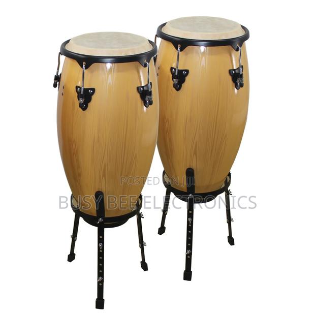 Wooden Conga Drum Set Professional Musical Instrument Conga Drum Sets - thumbnail 4