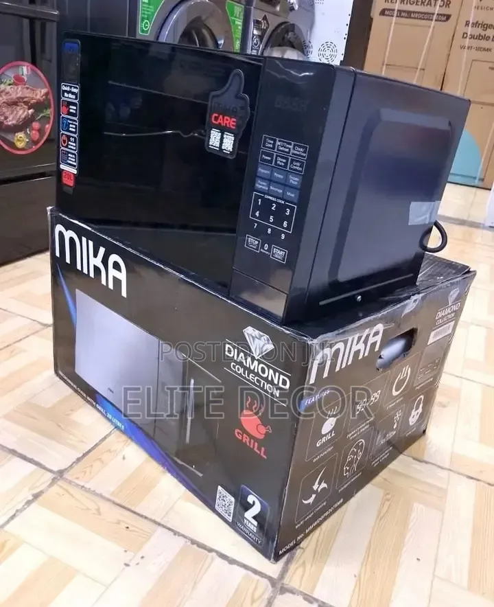 Mika 20l Microwave Oven With Grill – 700w Digital Microwave,