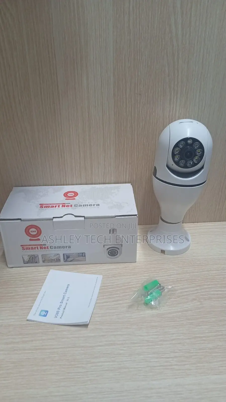 High-Performance Pro V380 Wifi Single Lens Bulb CCTV Camera