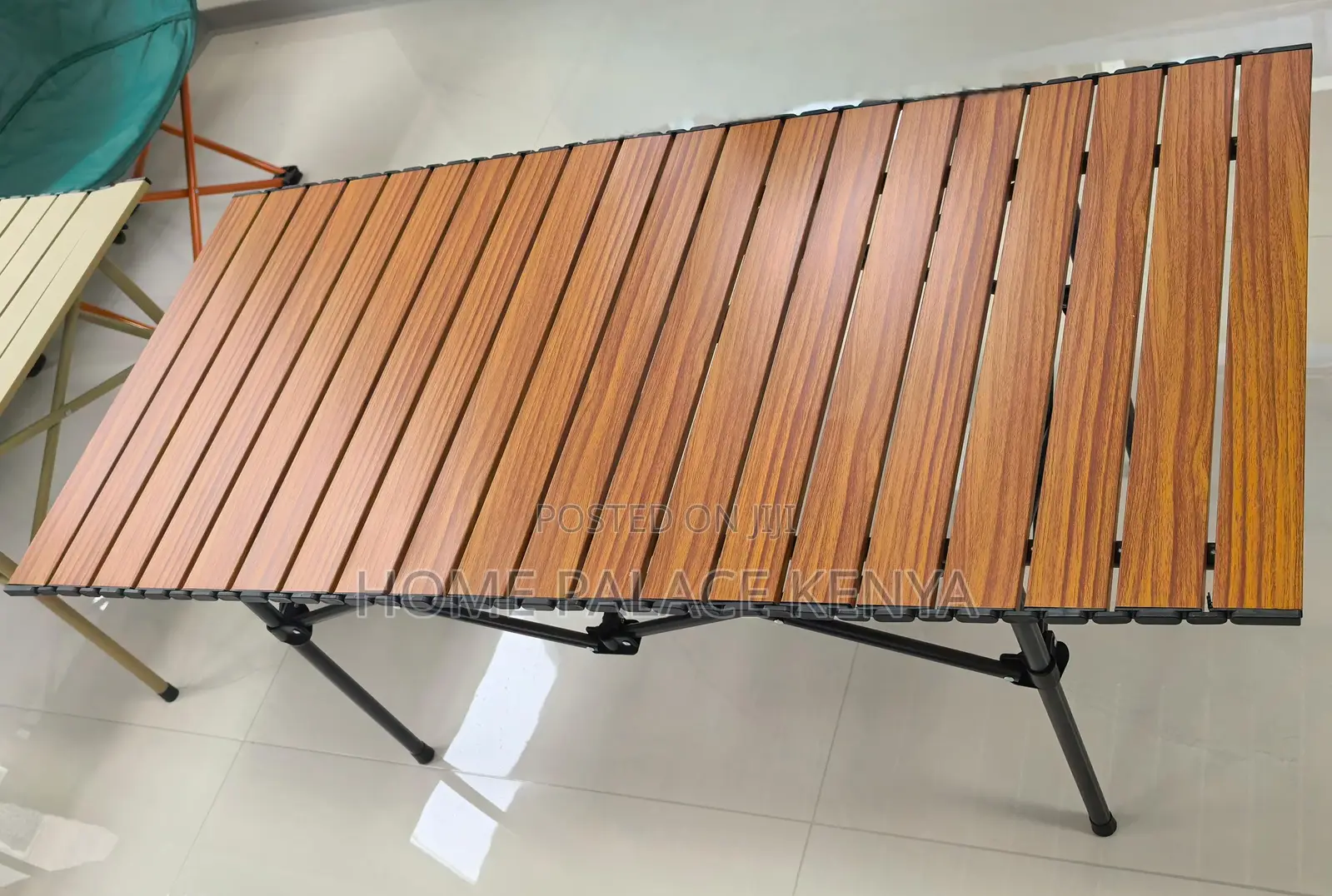 Outdoor Table: Portable Carbon Steel Folding Table
