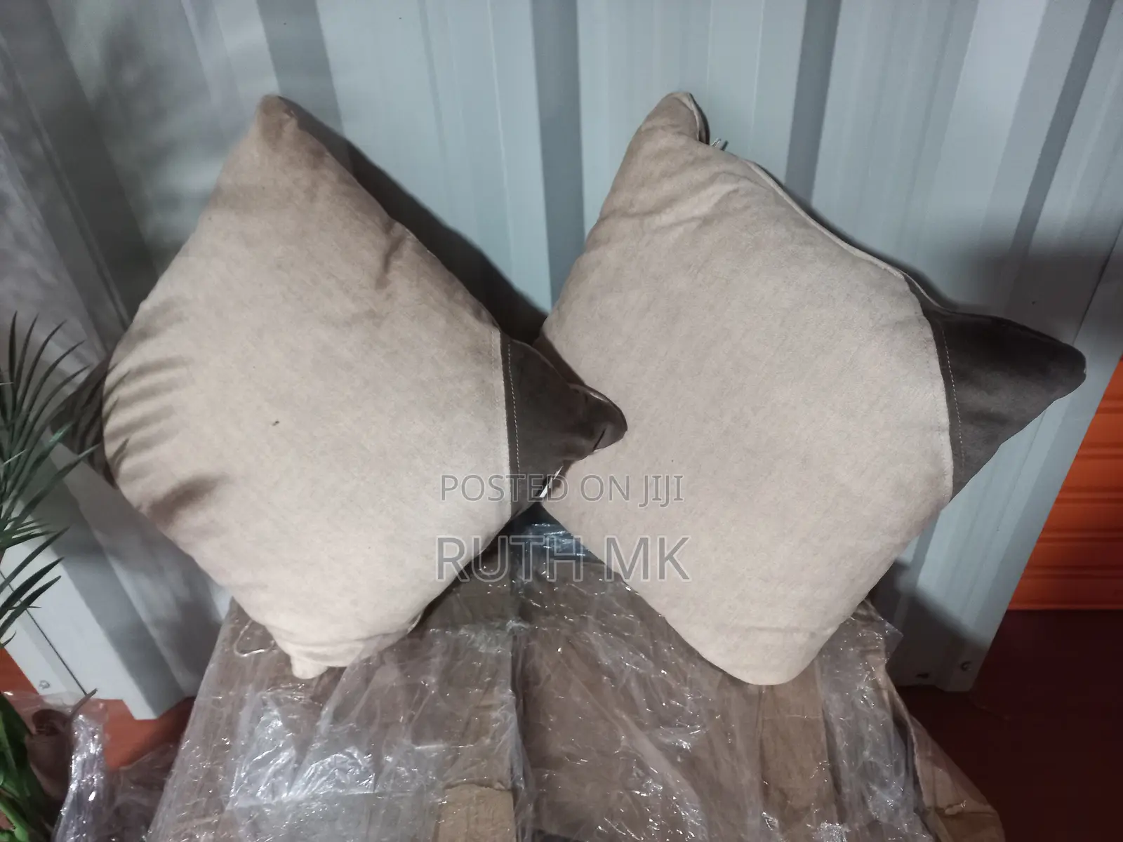 Pair of Original Istikbal Imported Cushions