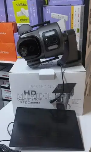 Ubox 6mp Dual Lens Outdoor CCTV Camera – 4g Connectivity