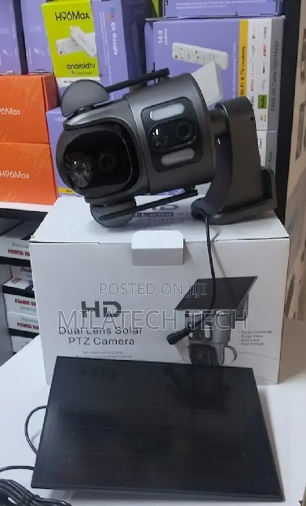 Ubox 6mp Dual Lens Outdoor CCTV Camera – 4g Connectivity