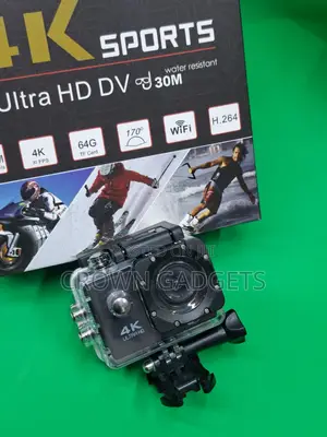 Sports Action Camera With Wifi and 170° Wide Angle