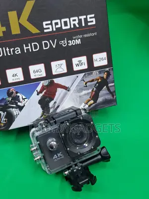 Sports Action Camera With Wifi and 170° Wide Angle