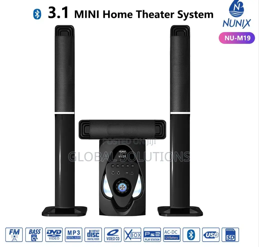 Mini Home Theater System With Tall Boys Speakers