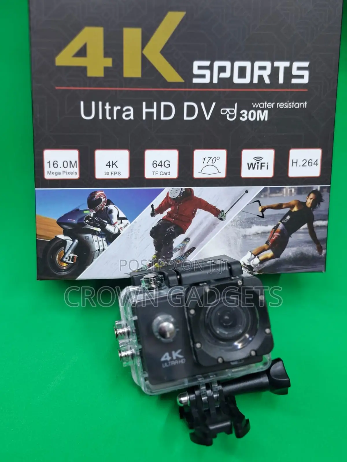 Ultra Hd Waterproof Camera for Diving Cycling Vlogging