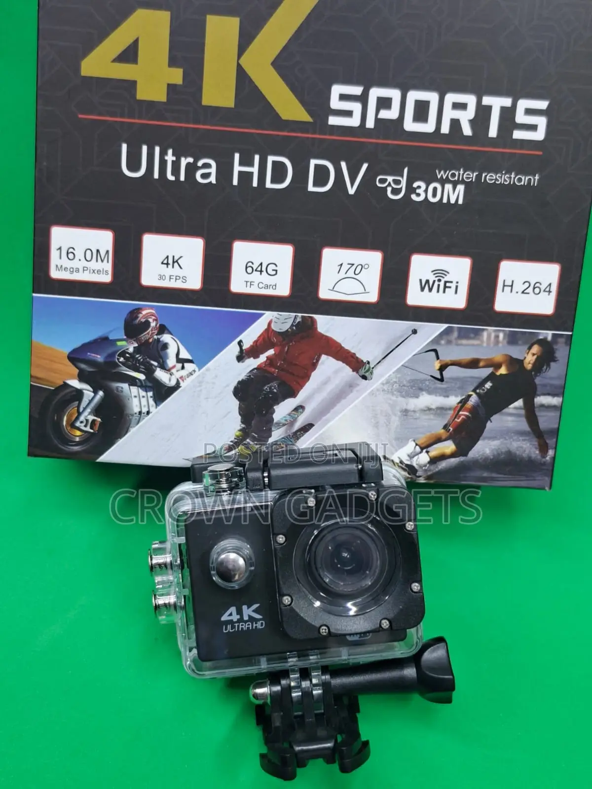 Ultra Hd Waterproof Camera for Diving Cycling Vlogging