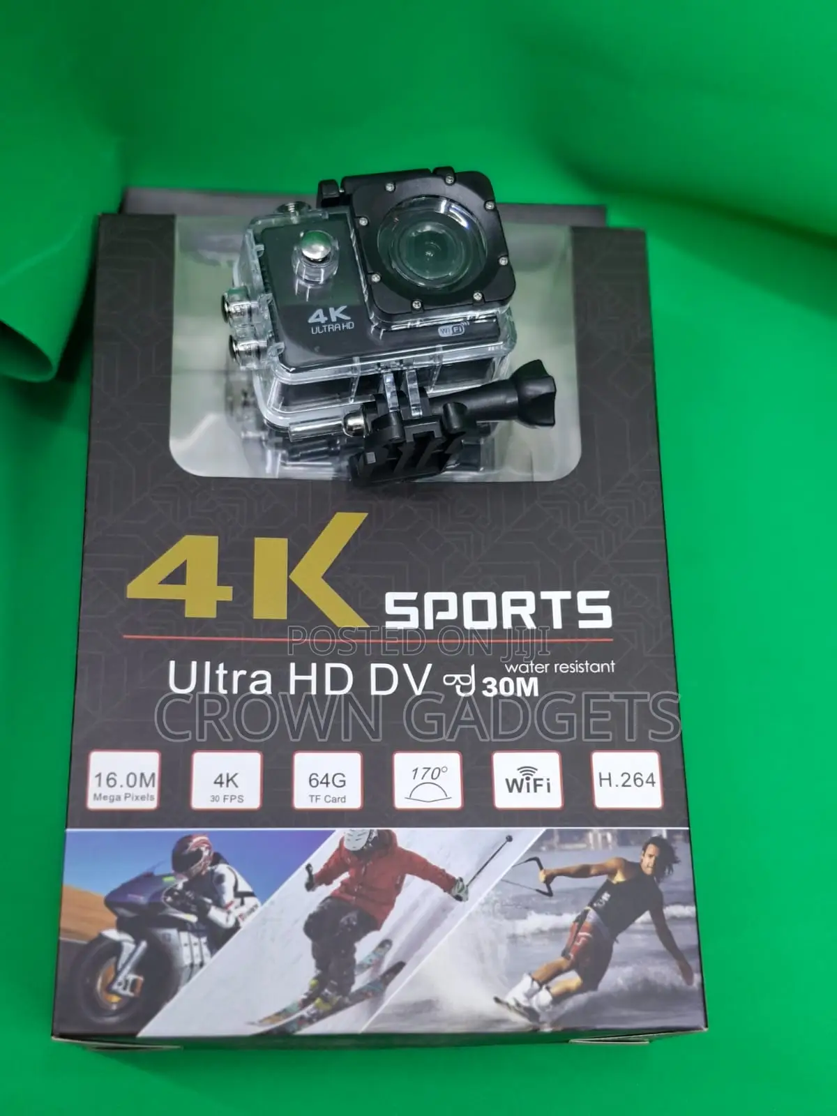 Ultra Hd Sports Action Camera With Wifi Waterproof Case