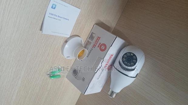 V380 Ultra-clear Single Bulb Lens Wifi Surveillance Camera