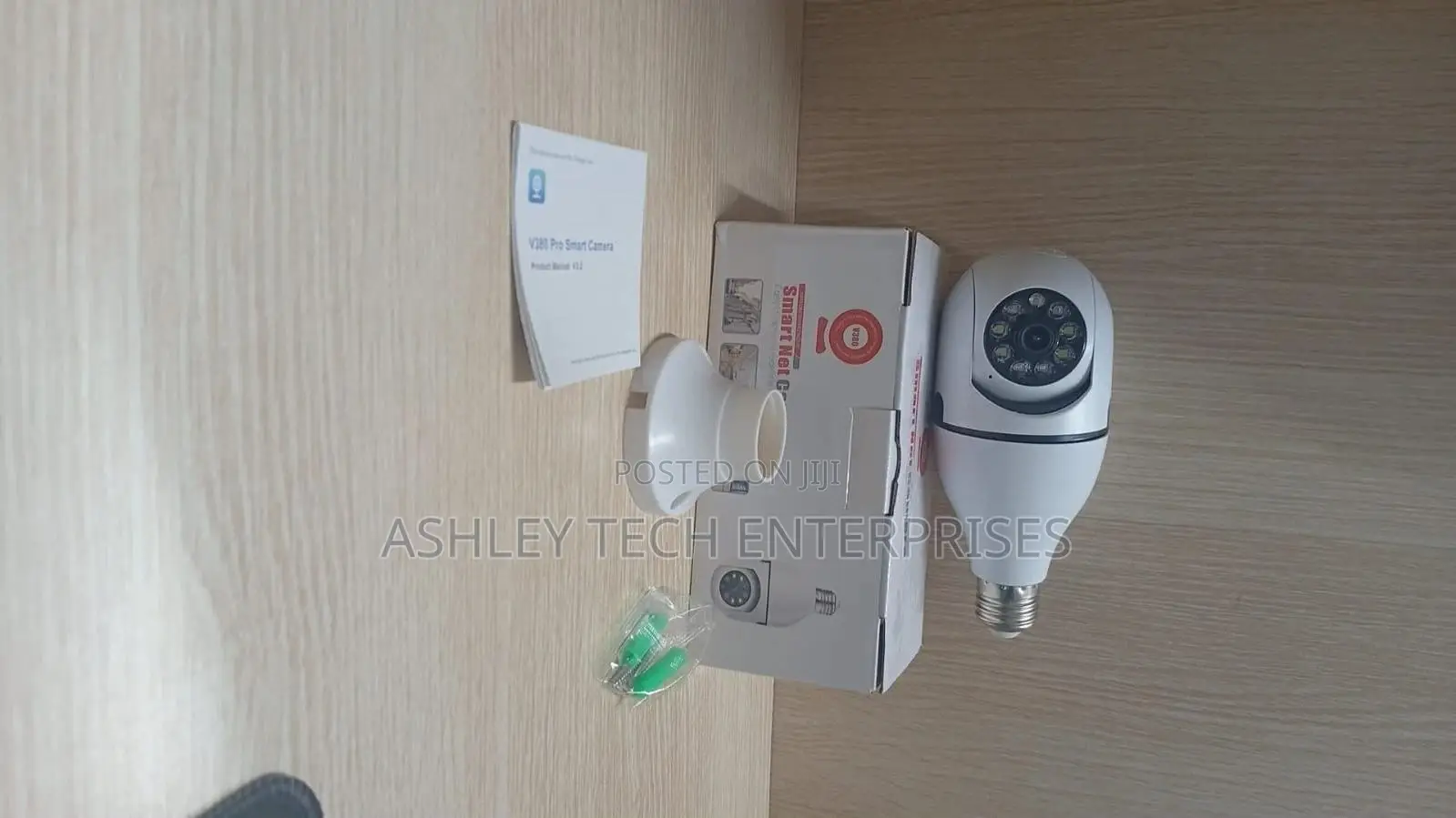 Premium V380 Wireless Single Lens Bulb Security Camera