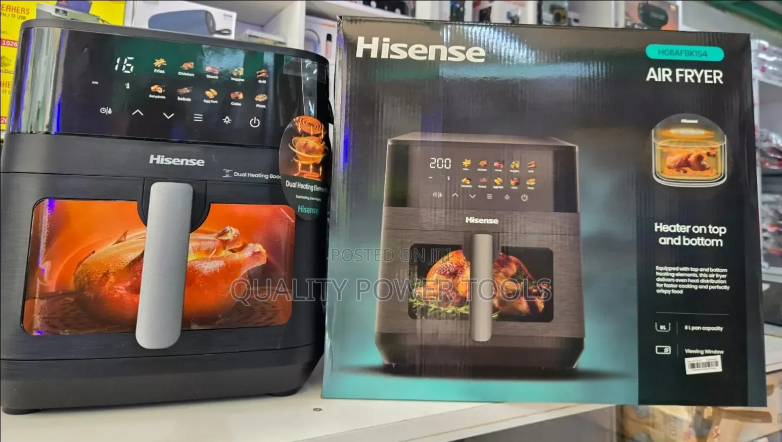 *Hisense Air Fryer, 10l Dual Heating Model*