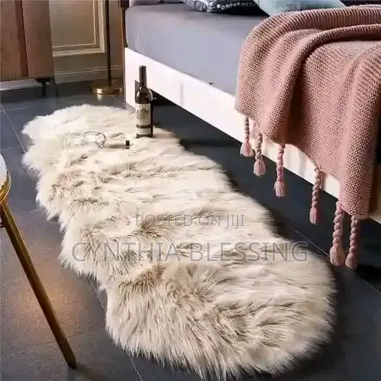 Fur Bedside Carpet Mat
