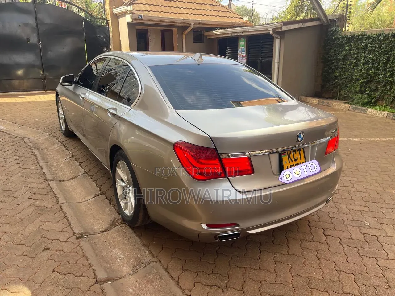 BMW 7 Series 730Li 2010 Brown