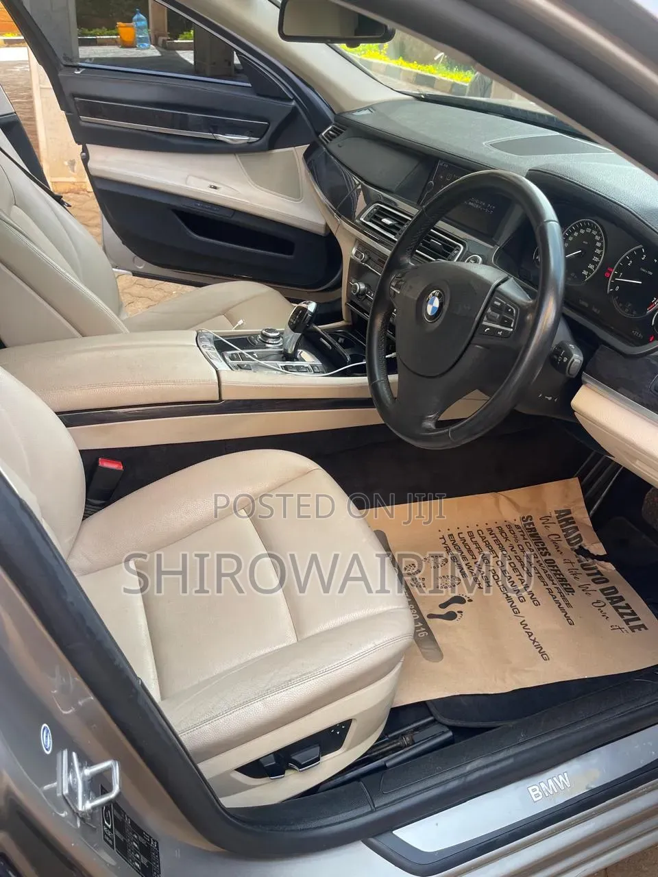 BMW 7 Series 730Li 2010 Brown