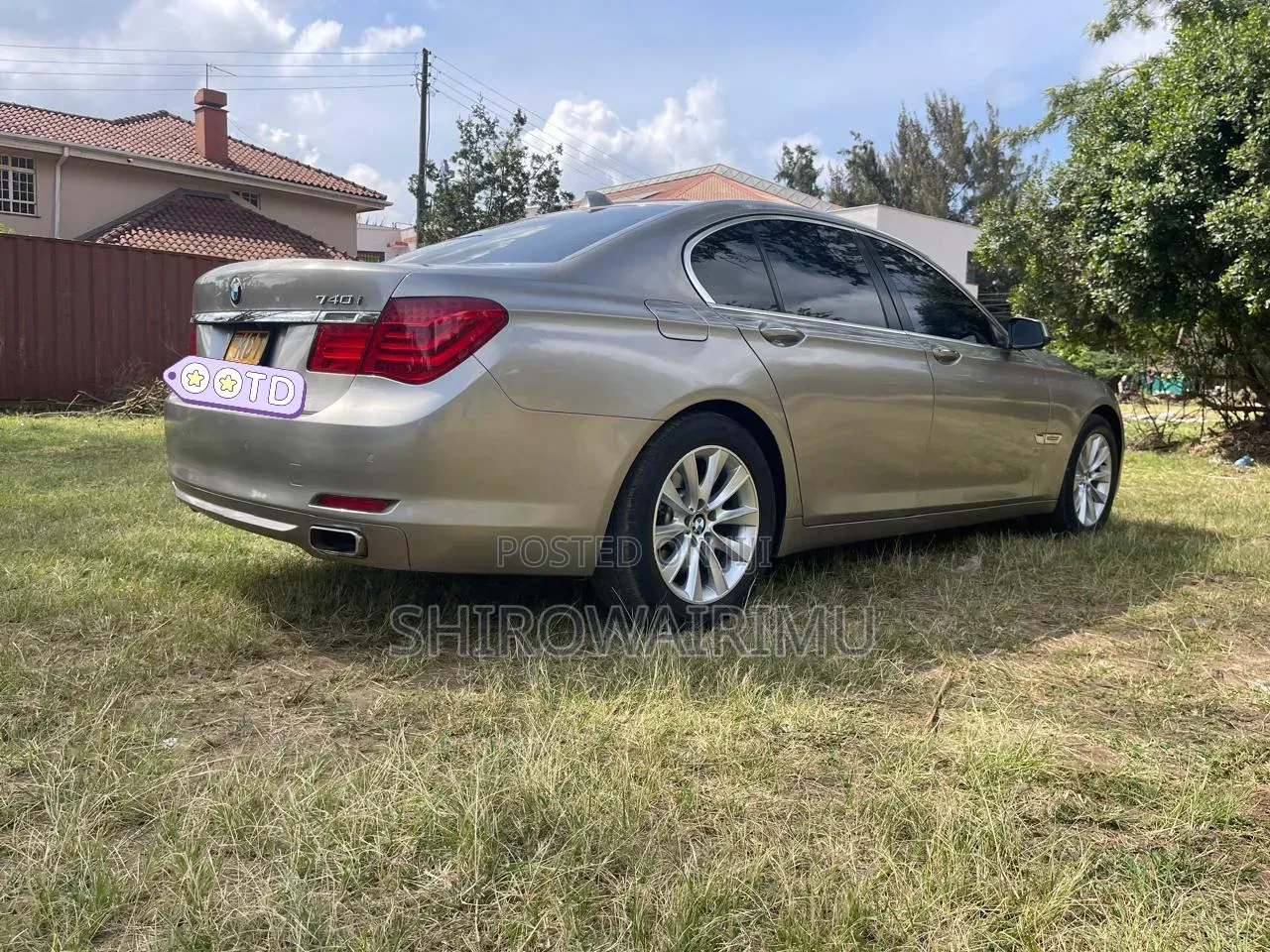 BMW 7 Series 730Li 2010 Brown