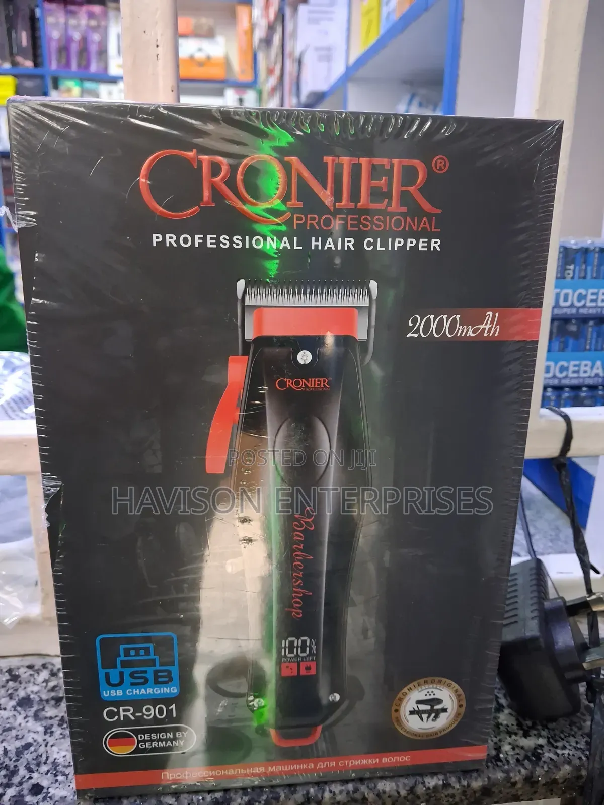 Rechargeable Cronier Profesional Hair Clipper