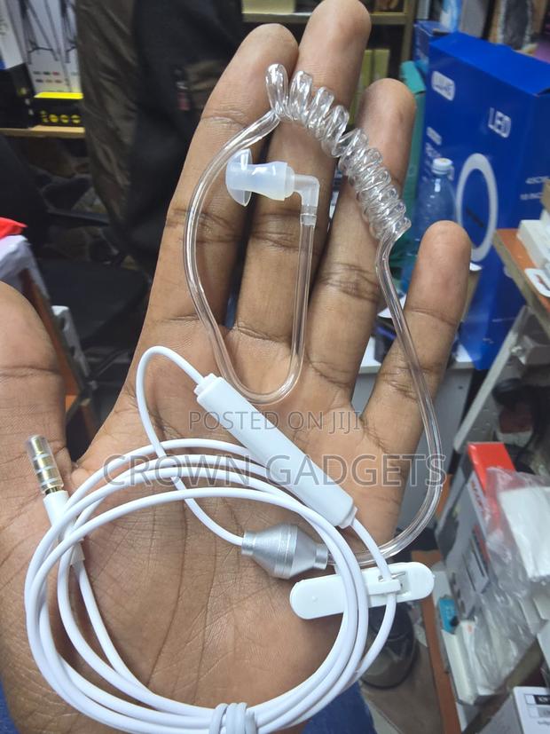 3.5mm Fbi Air Tube Headset With Mic for Calls and Music