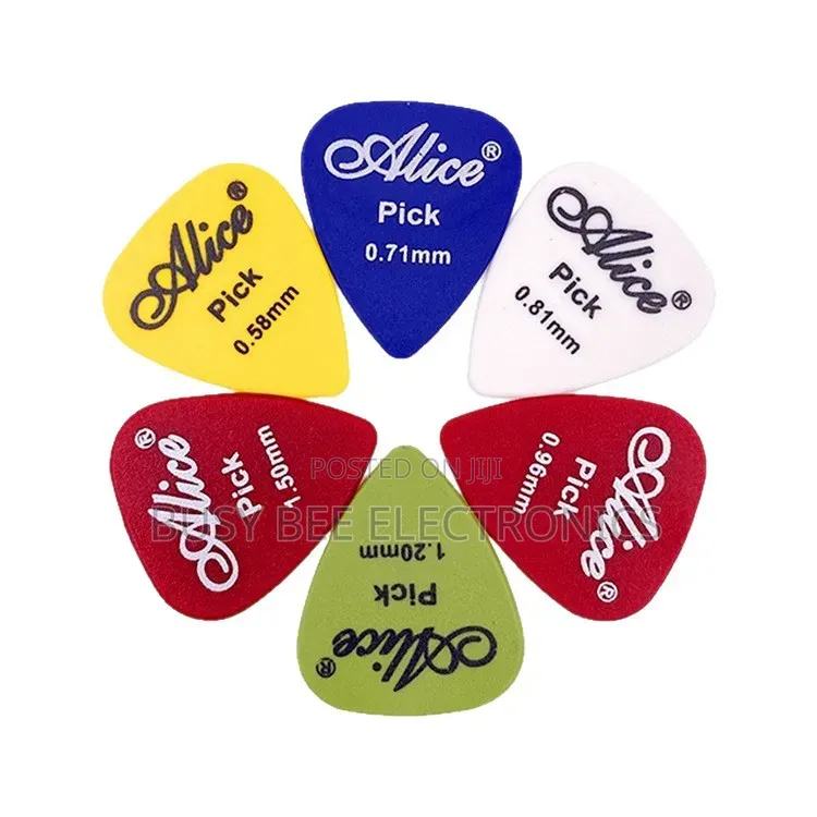 Anti Slip Guitar Picks Plectrums For Folk Acoustic Bass Performers