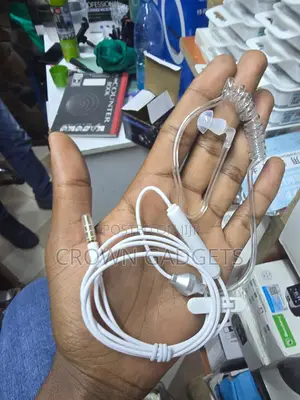 Anti Radiation Fbi Air Tube Earphones With Silicone Earbud