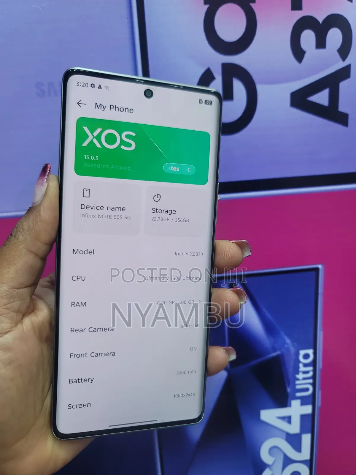 Infinix Note 50s 256 GB Rose Gold