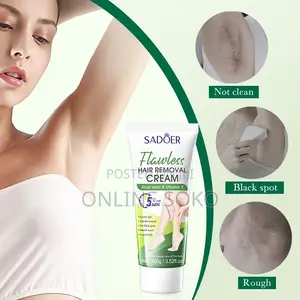 Bikini Area, Legs, Arms Body Hair Removal Cream for Women Men
