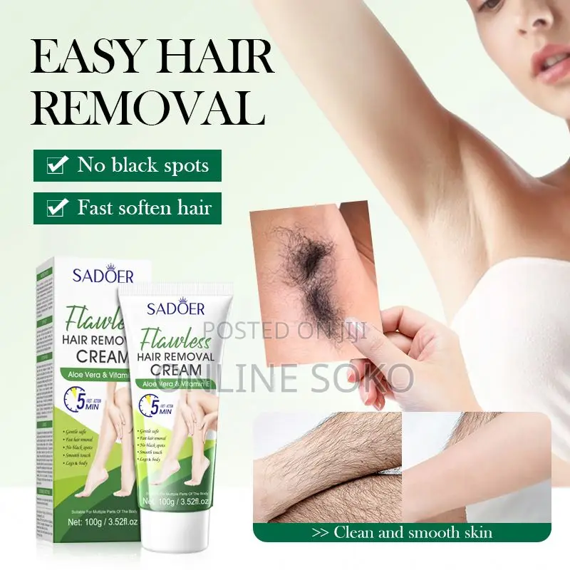 Bikini Area, Legs, Arms Body Hair Removal Cream for Women Men