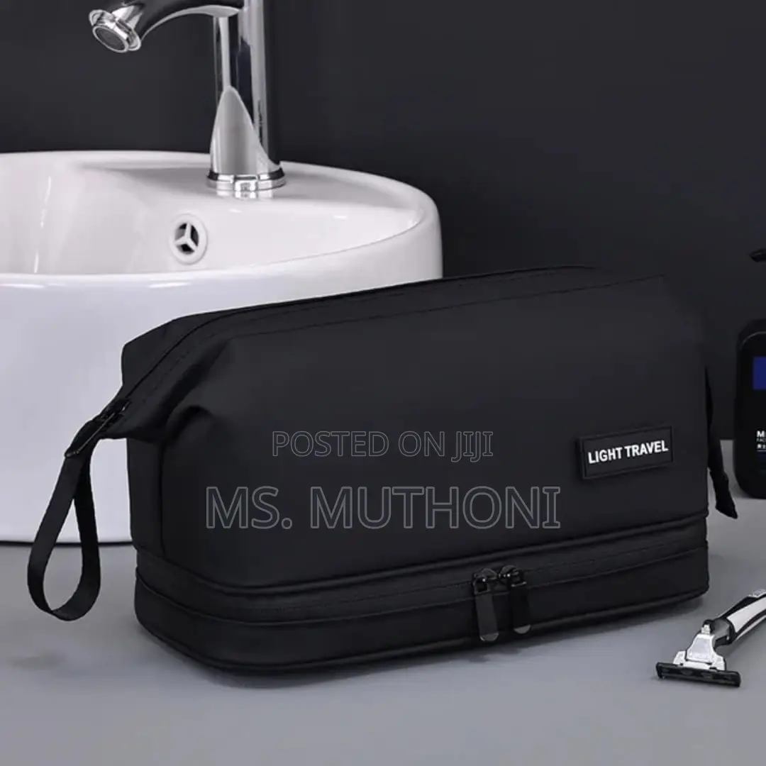 Double Layer Portable Toiletries /Travel Cosmetic Bag*