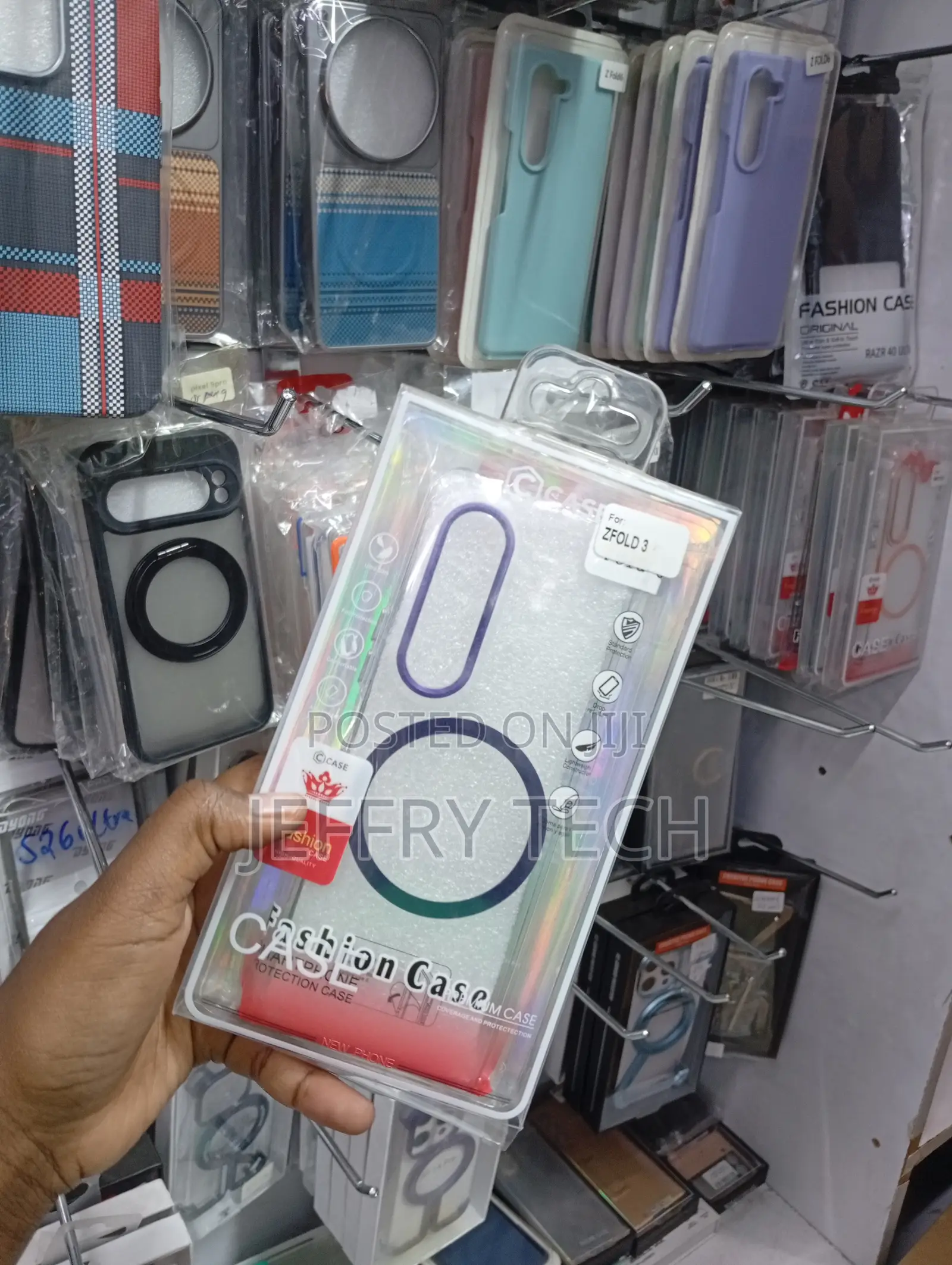 Samsung Galaxy Z Fold 3, Crystal-Clear Magsafe Case