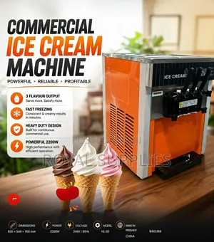 Commercial Ice Cream Machine 3 Flavours