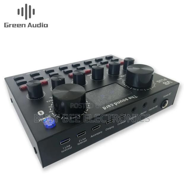 V8 Plus Sound Card Mobile Phone External Sound Card - thumbnail 2