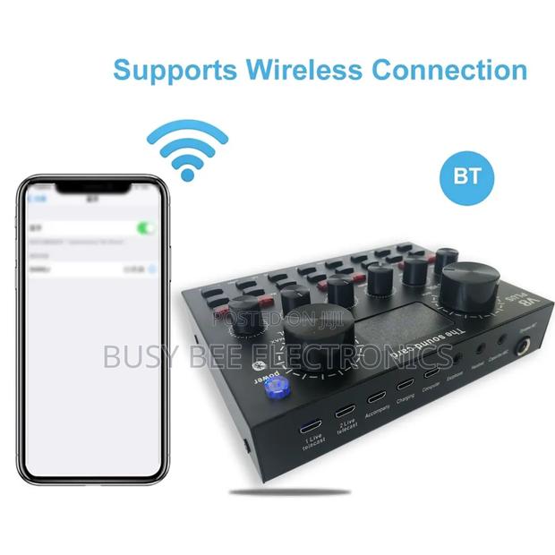 V8 Plus Sound Card Mobile Phone External Sound Card - thumbnail 4